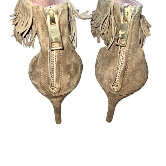 Joie Brown Suede Heel Sandals Size 8.5 - Picture 2 of 6